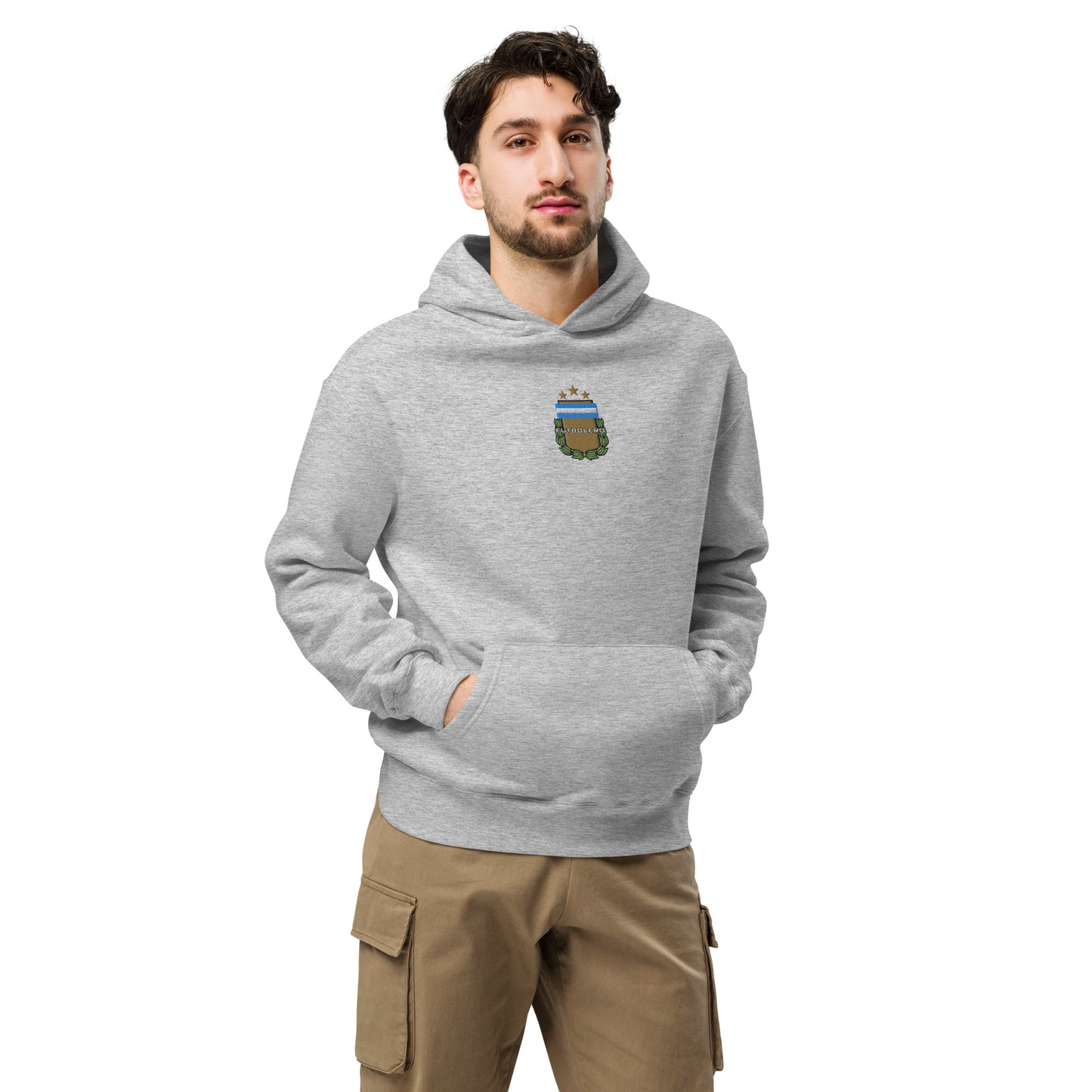 Grey LM10 Argentina Hoodie